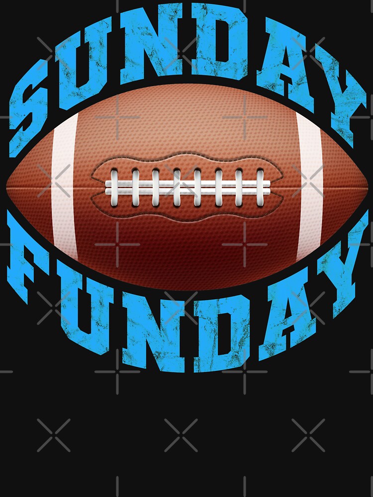 Vintage Sunday Funday Football Funny by PrintNJoy