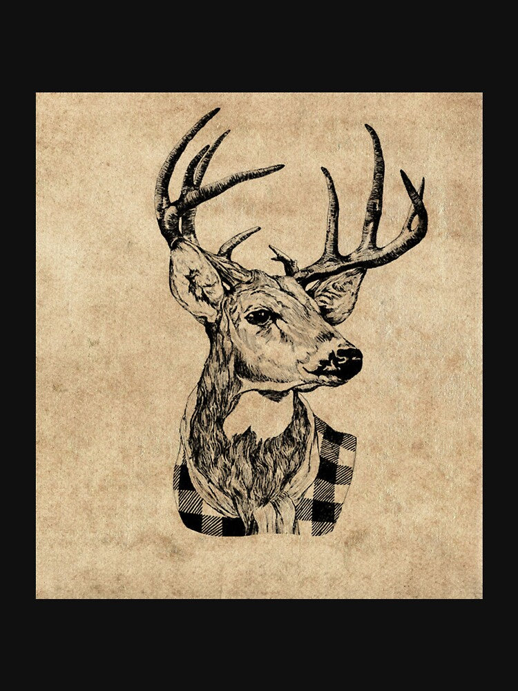 Vintage White Tailed Deer Knowledge by CindyHagen