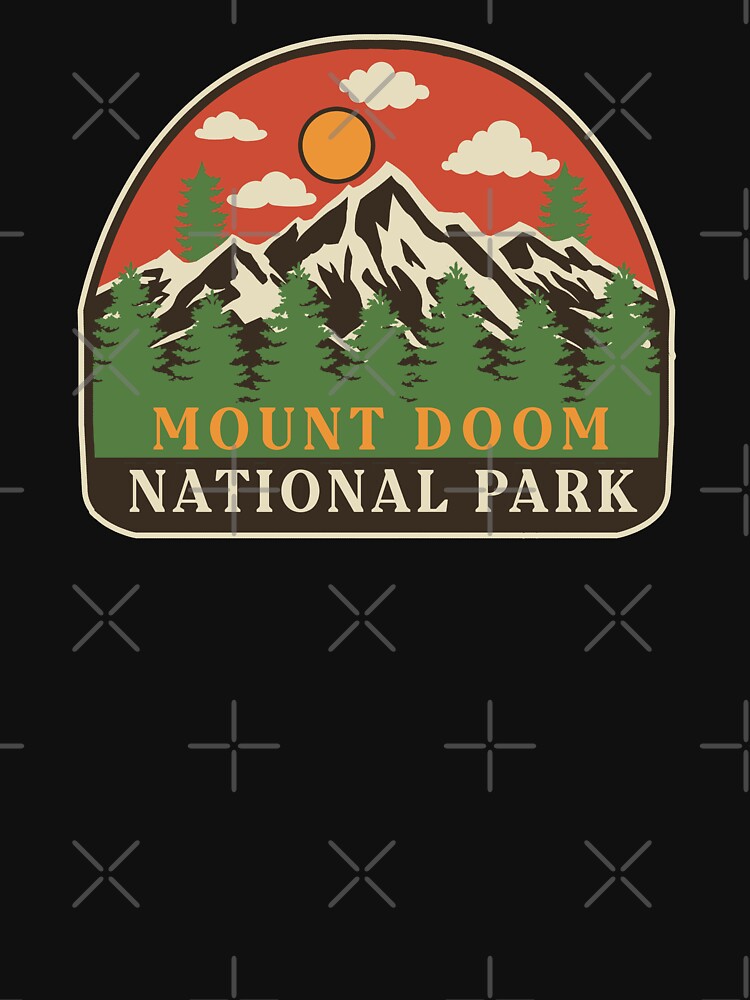 Mount Doom National Park - Vintage by Nature-mark