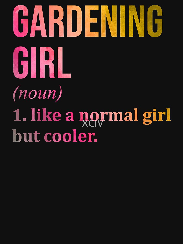 Gardening Girl Definition in Watercolor by XCIV