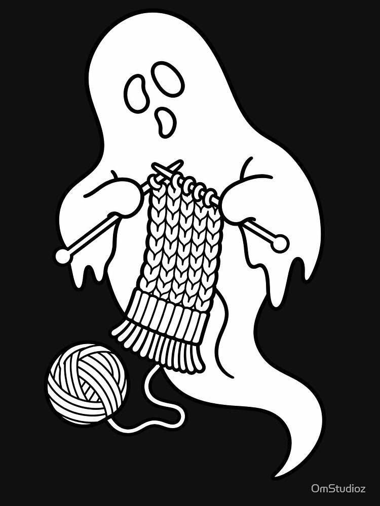 Ghost knitting by OmStudioz