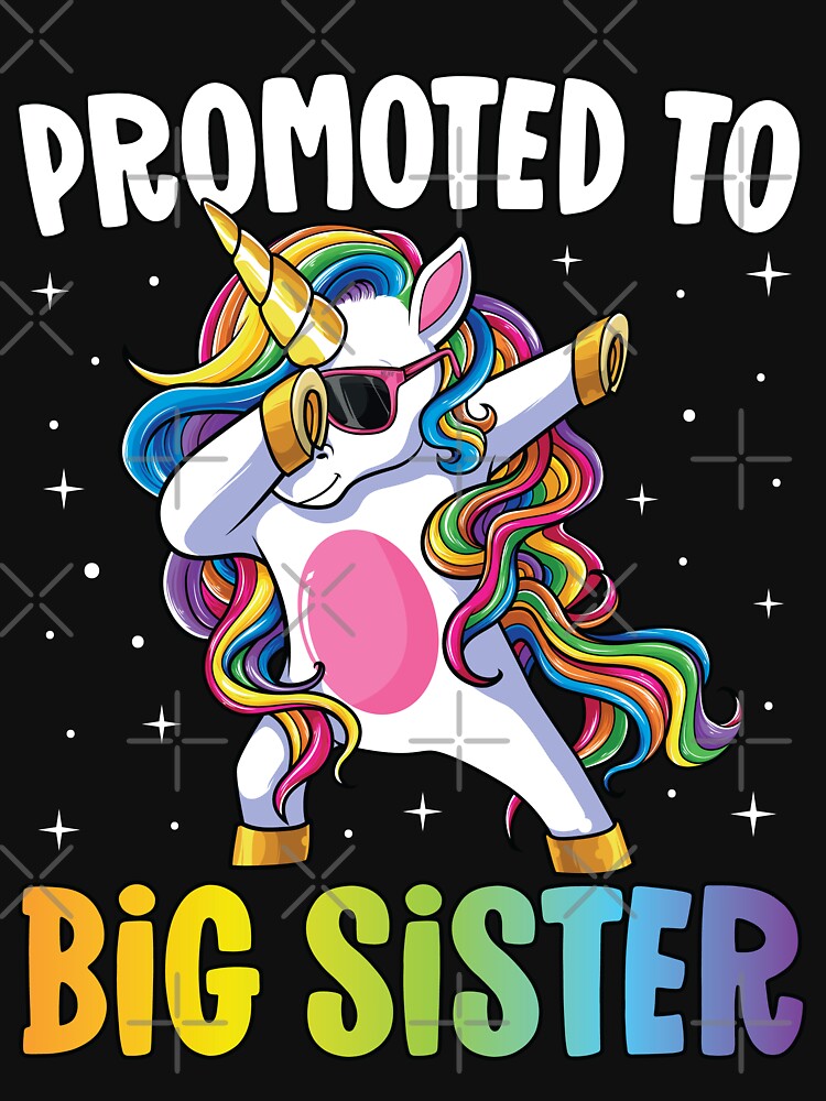 Promoted to Big Sister Dabbing Unicorn Older Sister by mejeoshop