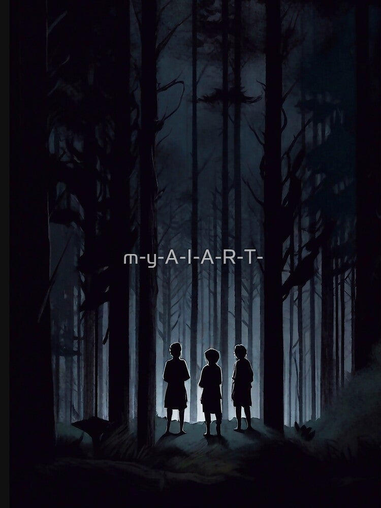 Dark light in a pine forest by m-y-A-I-A-R-T-