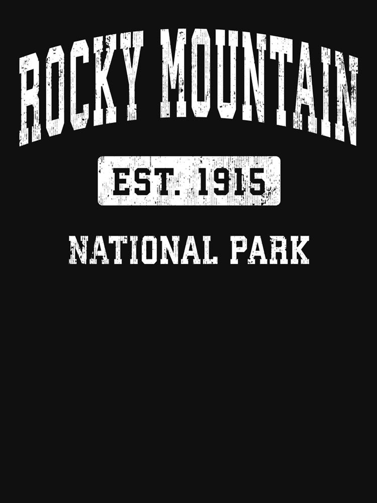 Rocky Mountain Vintage National Park Sports by Gennadim