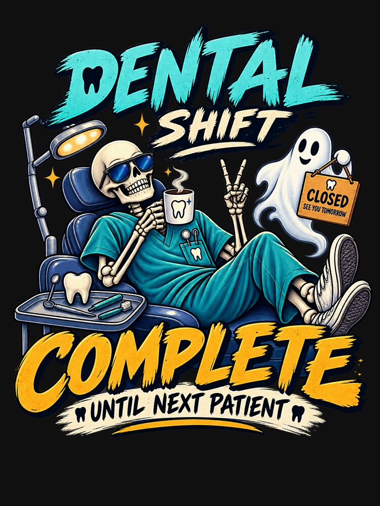 Halloween Dentist Dental Shift Humor by PunchDrop