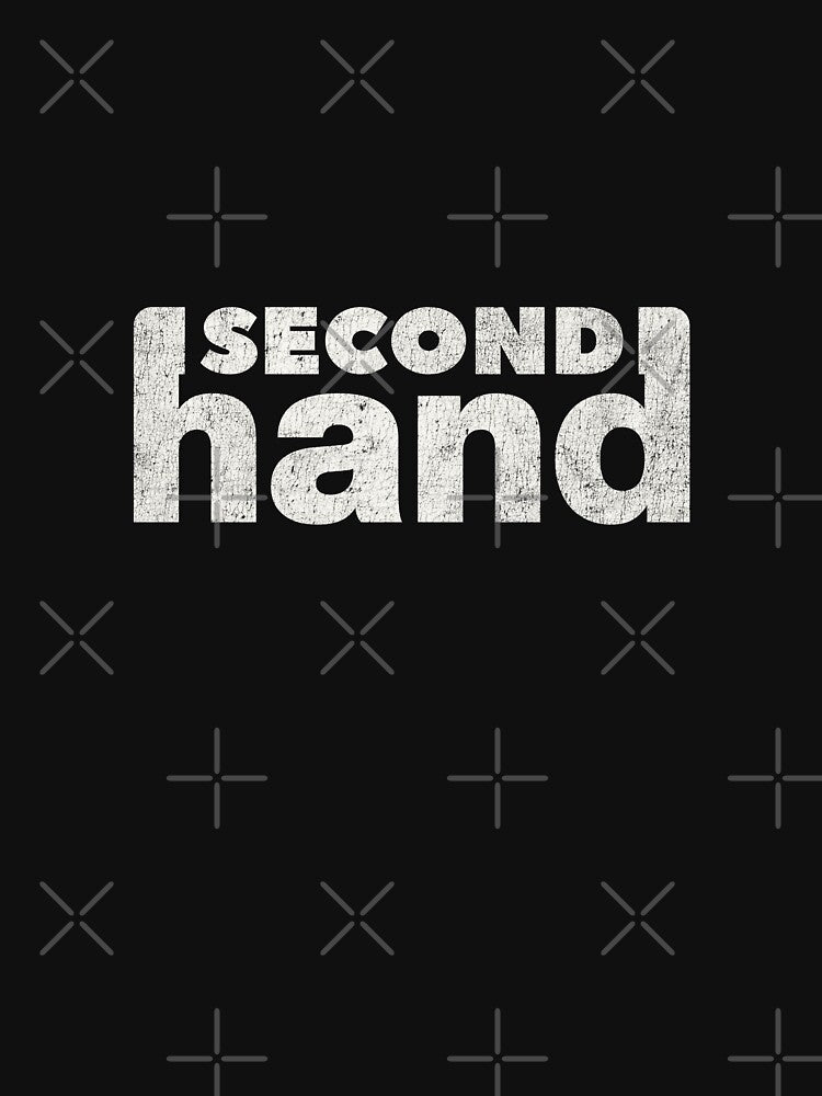 "Second-Hand" Typography Grunge Texture Design by trepiu