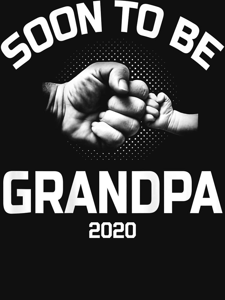 Promoted New Grandpa Soon To Be Grandpa Est 2020 Gif by JWArtStudio