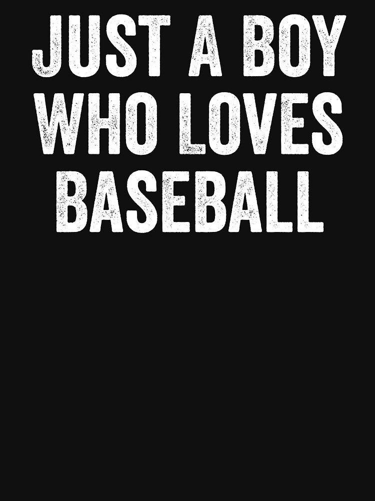 Just a Boy Who Loves Baseball Player by WhistleCloset