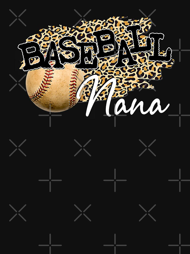 Baseball Nana Leopard Mother's Day by MichelSorour