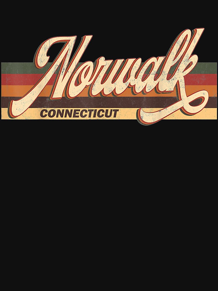Vintage 80s 70s Norwalk Retro Connecticut by dannareyansh