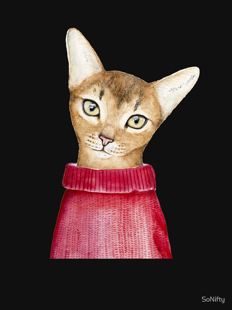 Cute Cat in Jumper Design by SoNifty