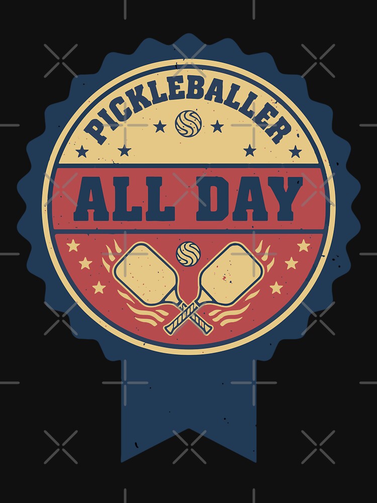 Pickleball Funny Player Pickleballer All Day Love by LuminOrb