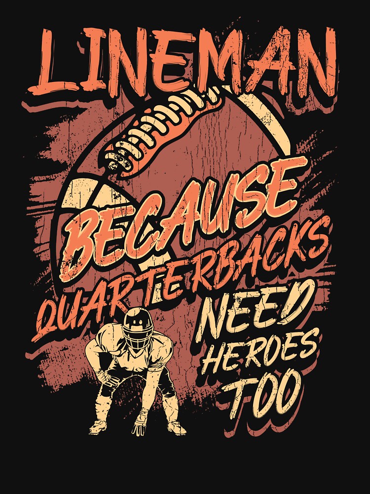 Lineman Football by Shirtcaesar