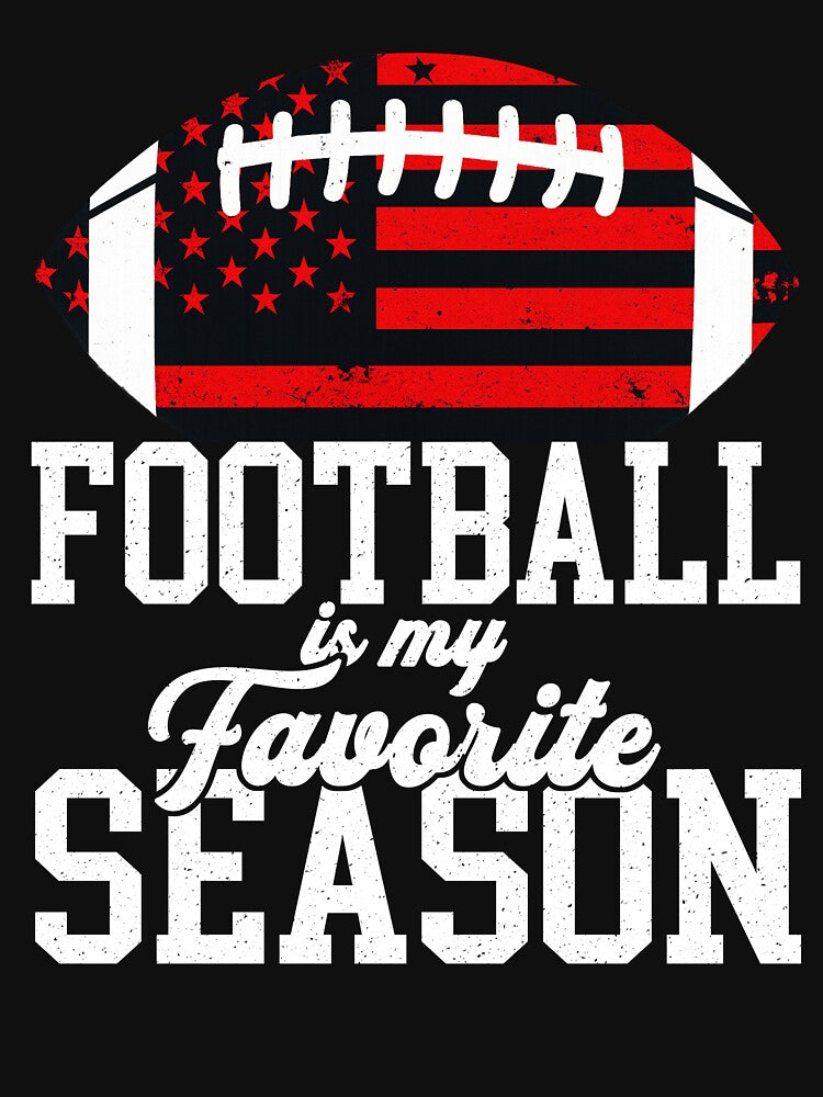 Patriotic Football Season T-Shirt by LashondaGreen89