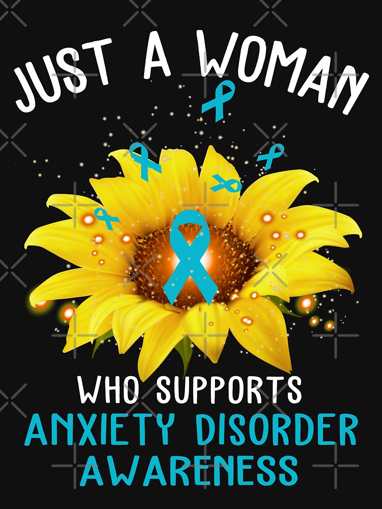 Just A Woman Who Supports Anxiety Disorder Awareness by KirstybShop