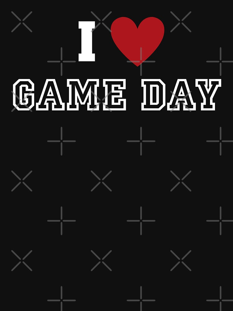 I heart game day by SkypathPrints
