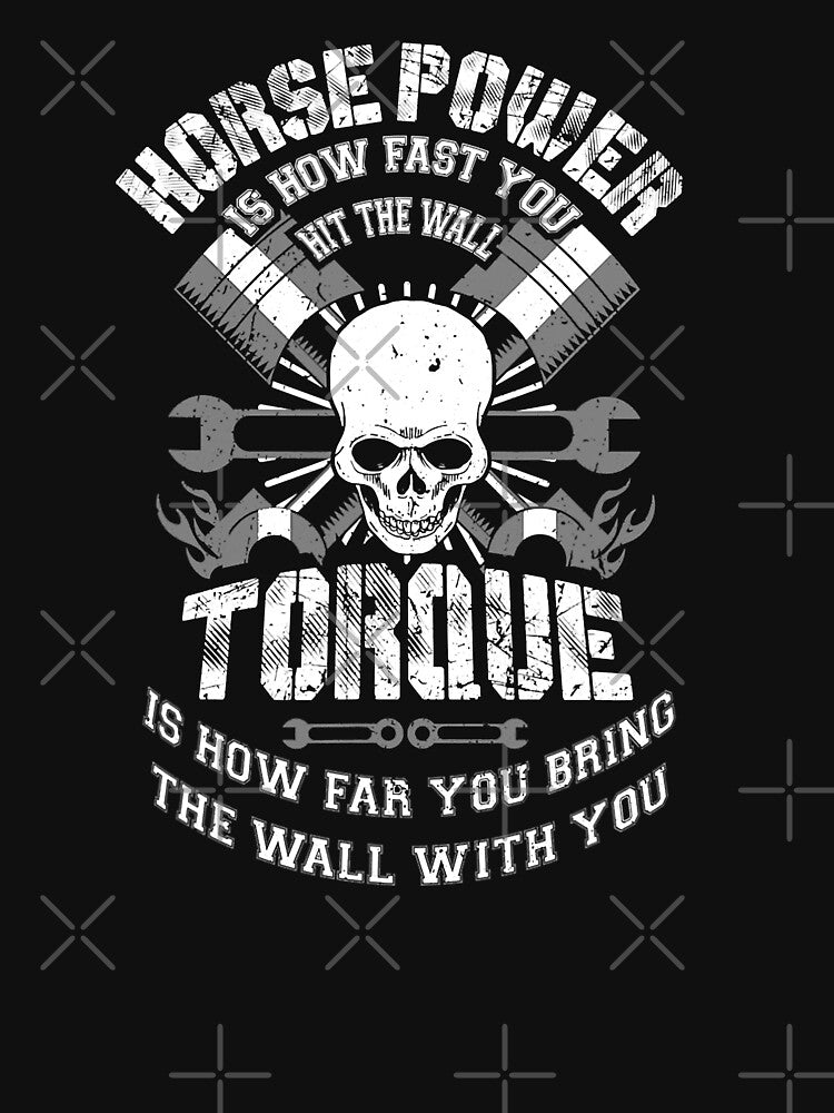 Diesel Mechanic Funny Horsepower Torque Gift by GardNewerd