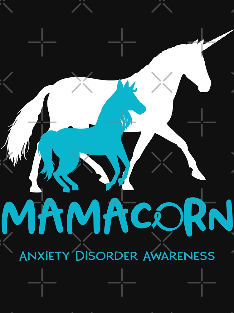 Anxiety Disorder Awareness Mama Unicorn Mamacorn Support Anxiety Disorder Warrior by RunningShop