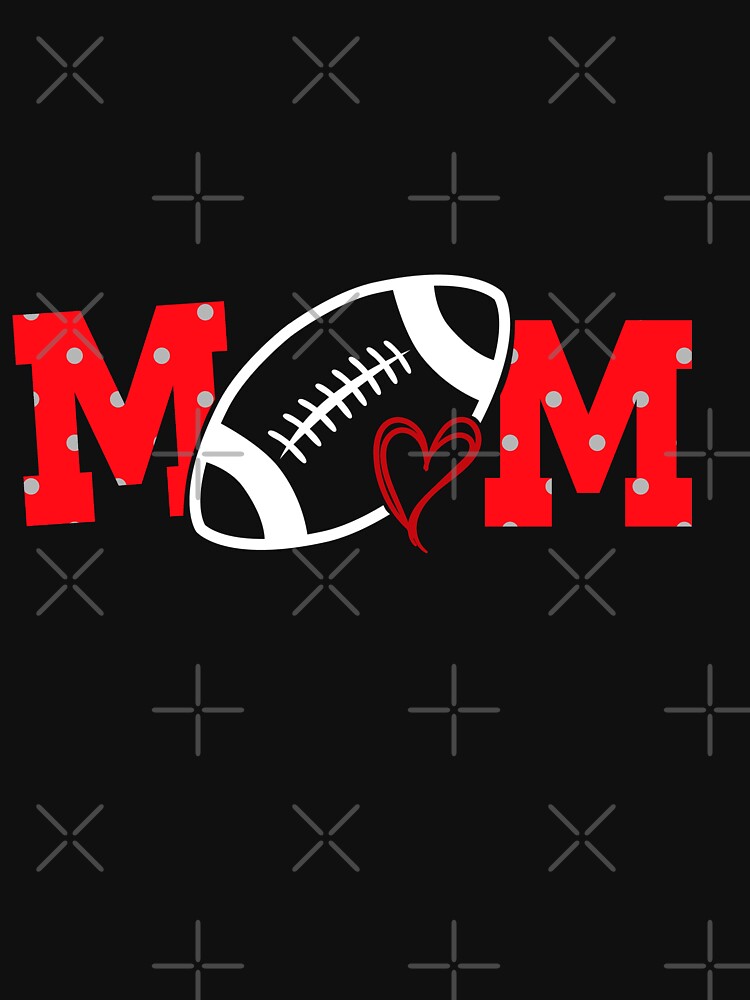 Football Mom polka dots Football Love Football Player by shirtscom