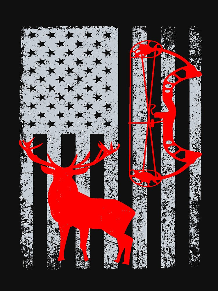 Bow Hunting American Flag Bowhunters by ibra2712