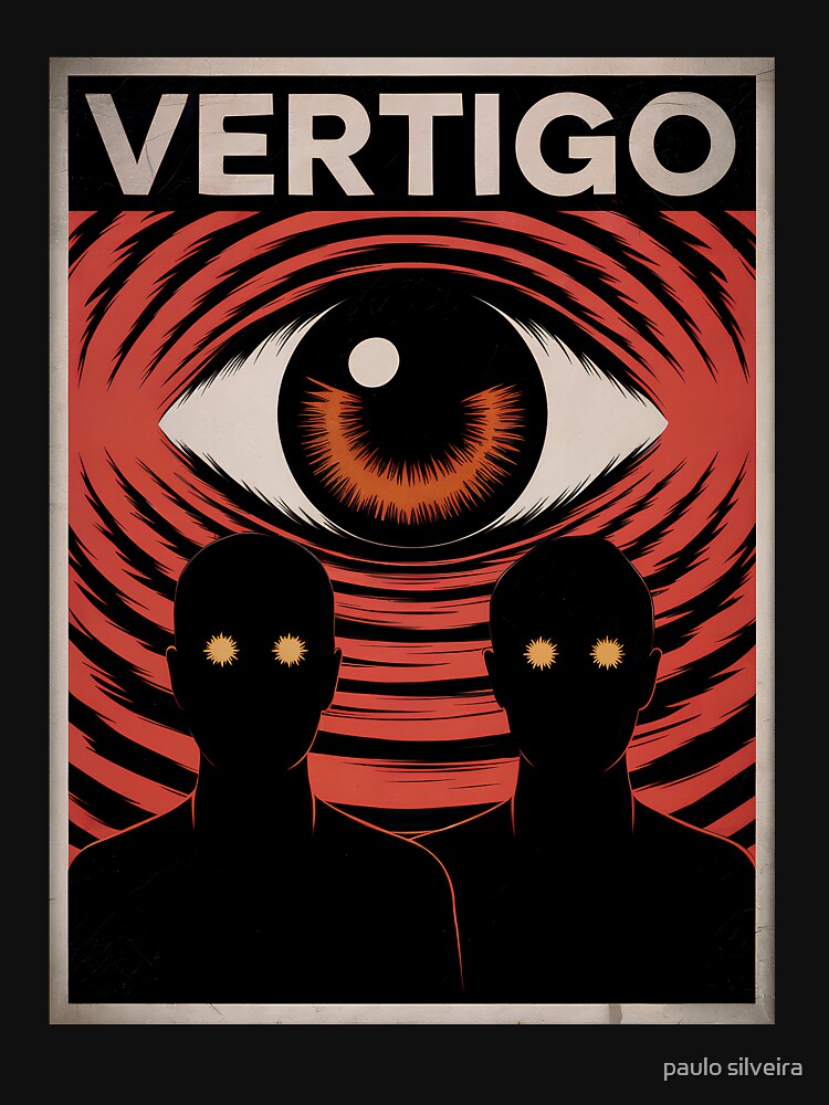Vintage Suspense movie Inspired  Poster T-Shirt – Retro Film Noir Aesthetic by paulo silveira