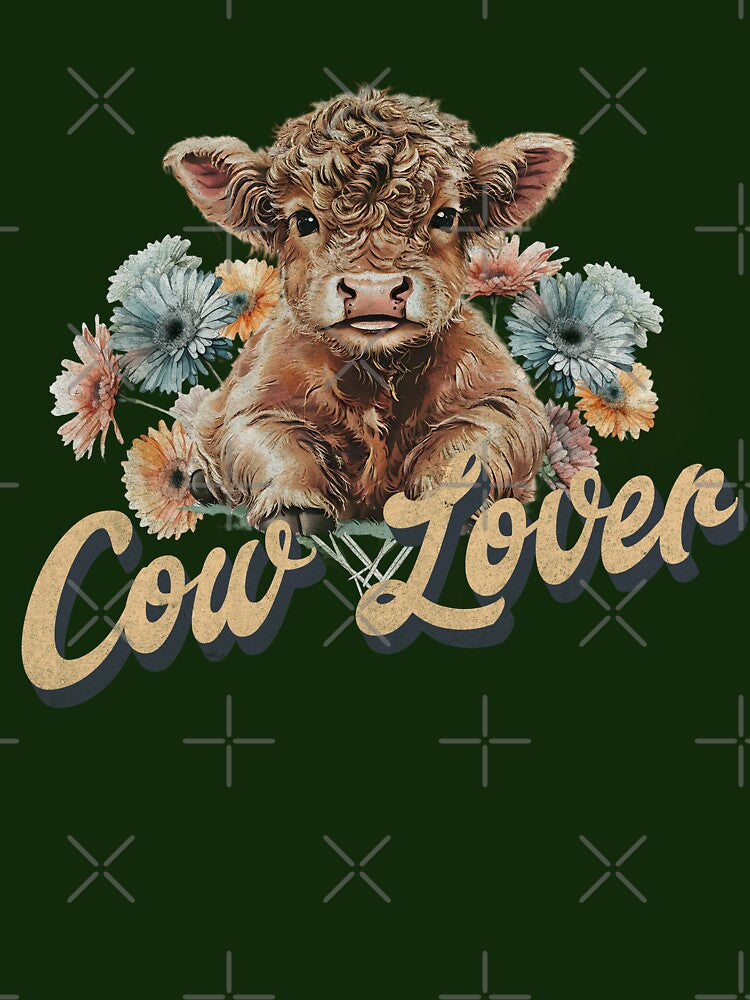 Baby Highland Cow, Cow Lover, Cute Highland Cow by Mariana Piana