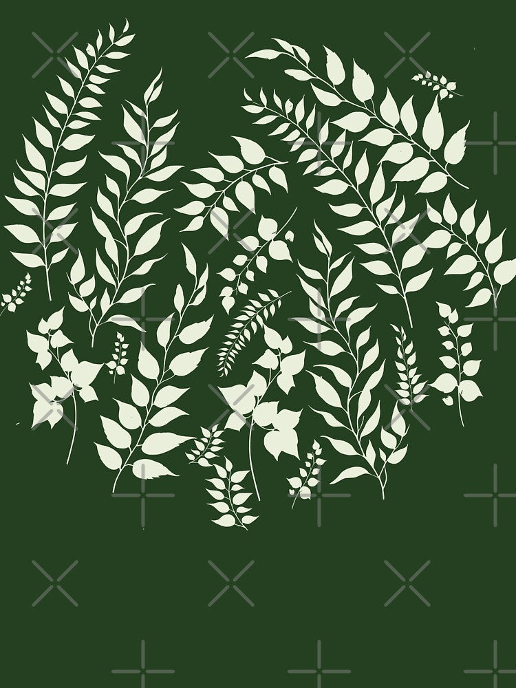 Greenery Botanical Print Celery Green by SilverPegasus