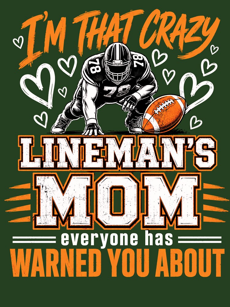 football mom warning you about this bold game day art by ROUX-ART