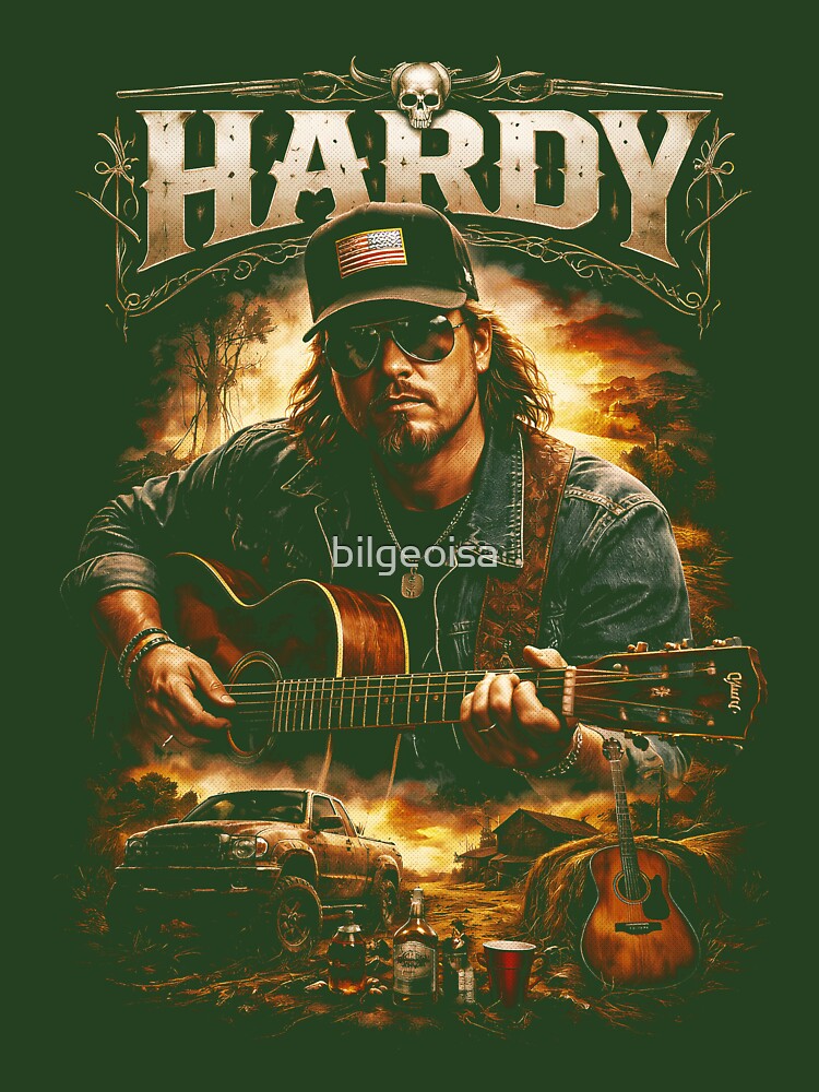 The Hardy backroad country outlaw southern lifestyle vintage tee by bilgeoisa