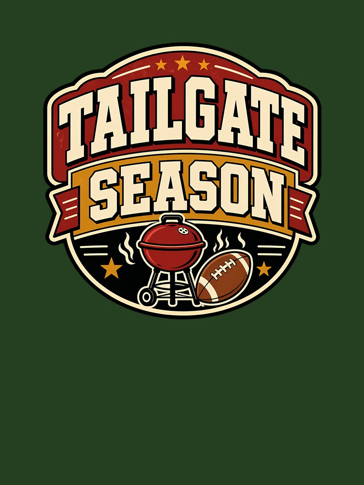 Football Tailgating BBQ Party Design by EastEndTownie