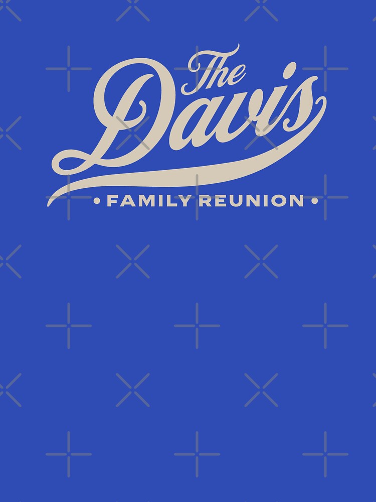 Cool Vintage Davis Family Reunion Family Coat of Arms Crest Davis by CattlettArt