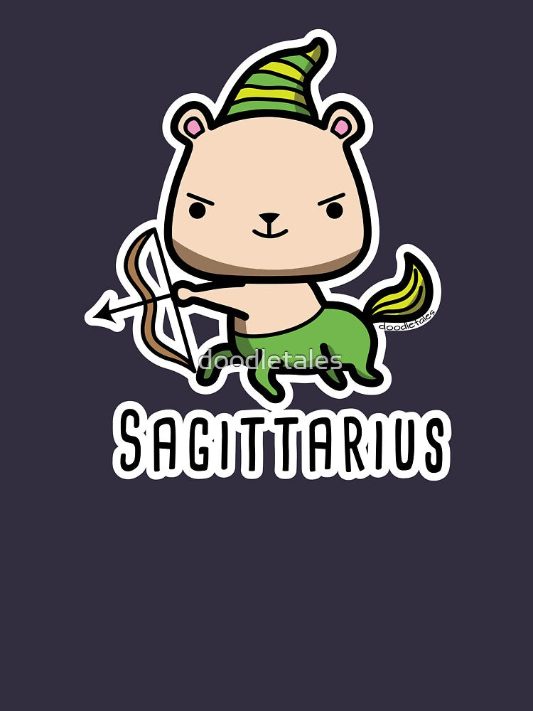 Sagittarius zodiac teddy bear T-shirt by doodletales