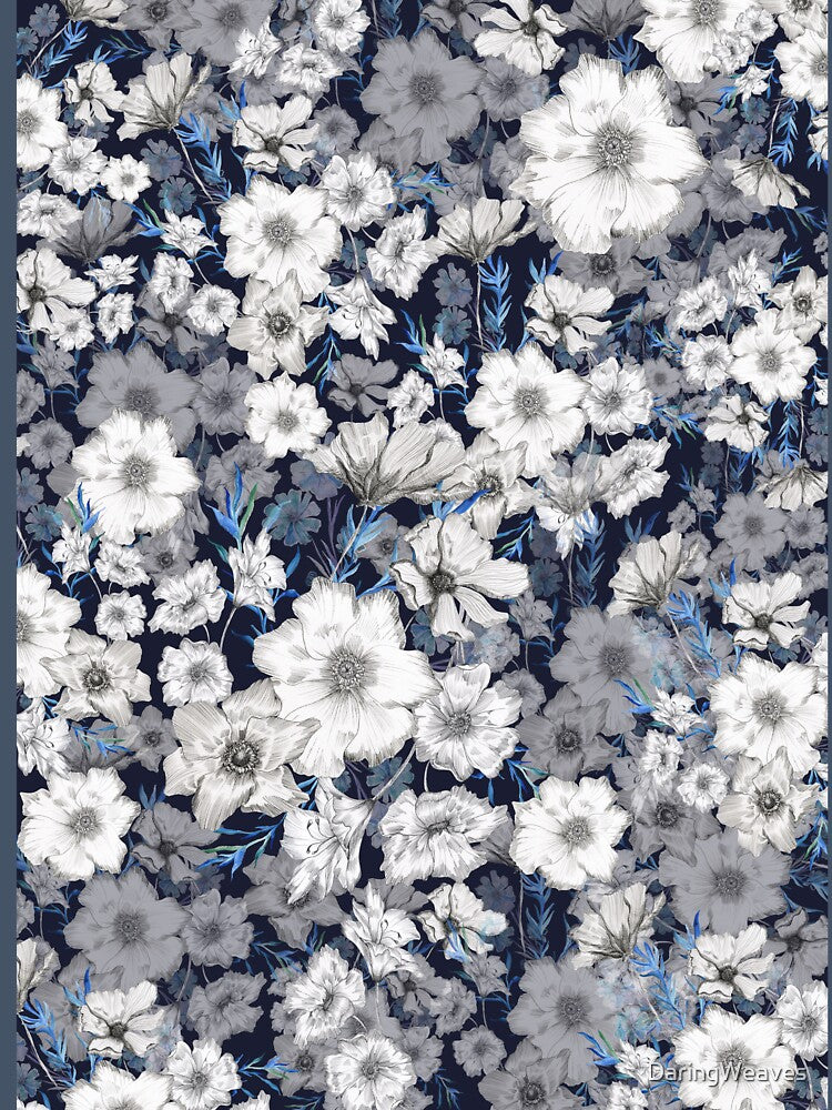 Monochromatic Flowers by DaringWeaves