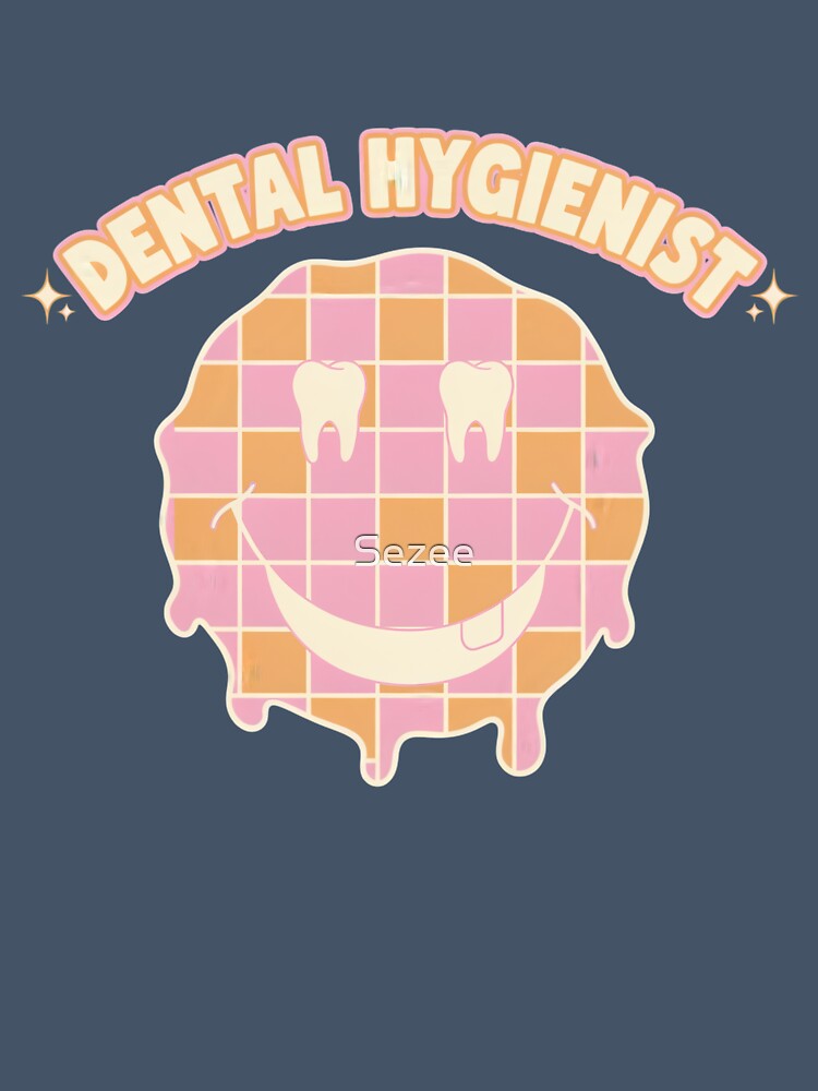 Dental Hygienist – Retro Smiley Tooth Design by Sezee