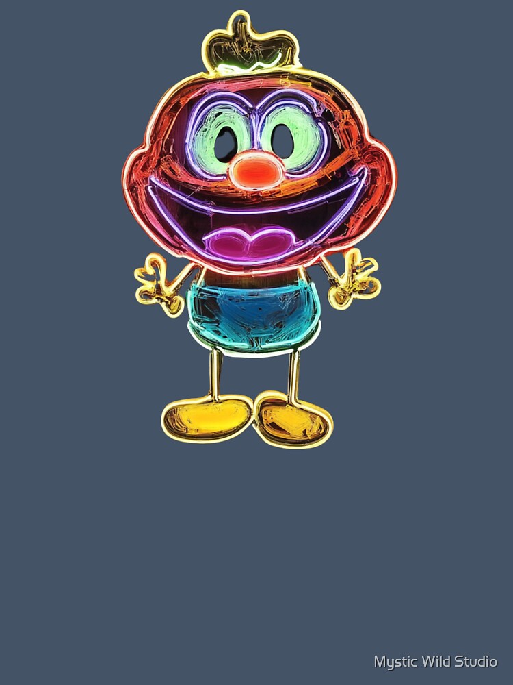 Funny duck neon by Mystic Wild Studio