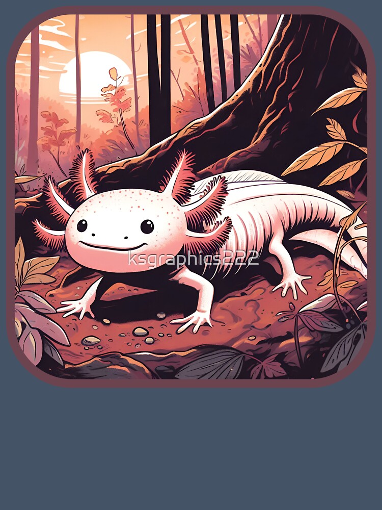 Axolotl Art #35 | Axolotl Lovers by ksgraphics222
