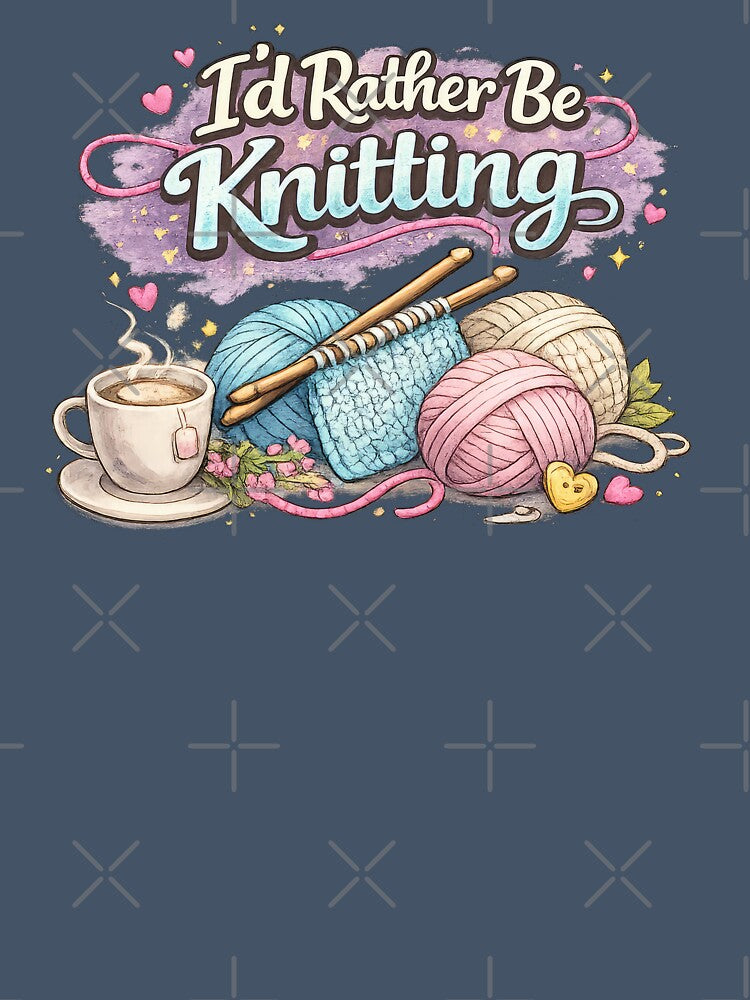 I'd Rather Be Knitting by Elisabeth Lucas