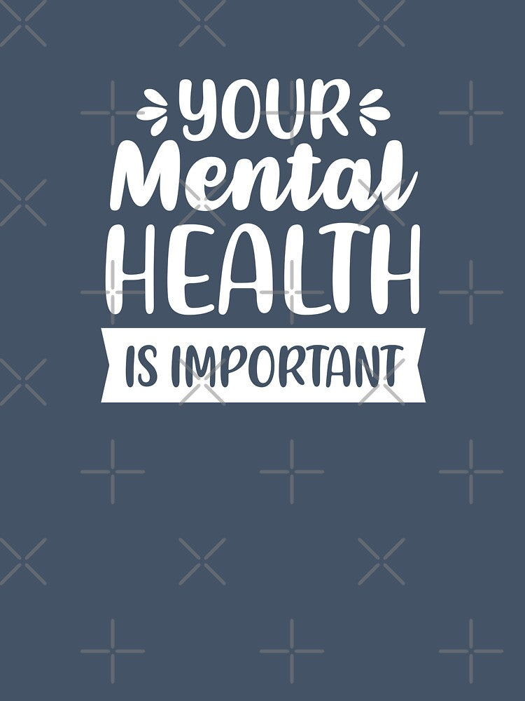 Your Mental Health Is Important (White/Blue BG) by FilipeFerreira