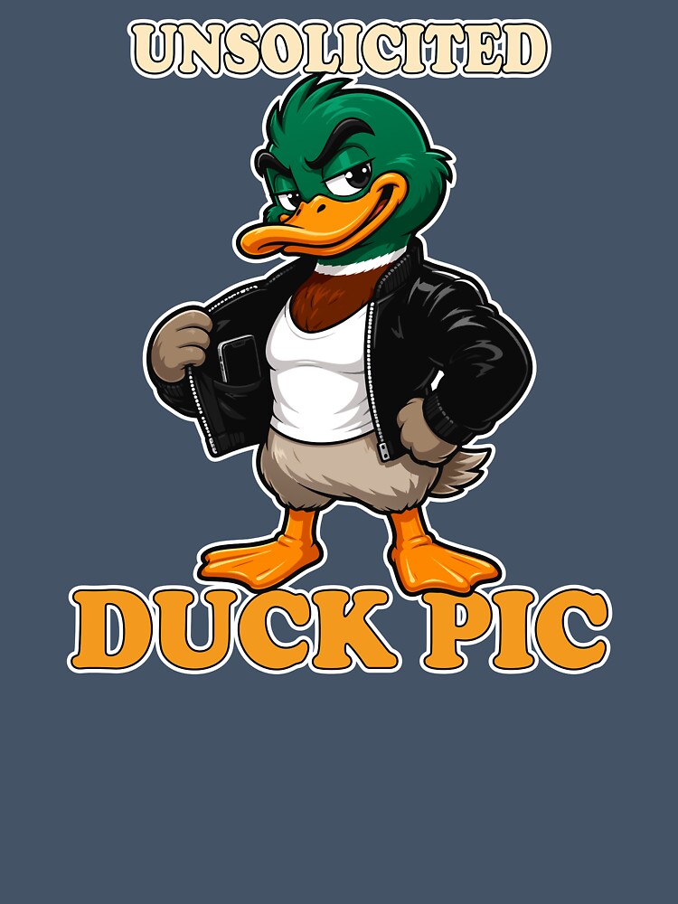 Unsolicited Duck Pic | Funny Mallard Duck Pun by Karma Design