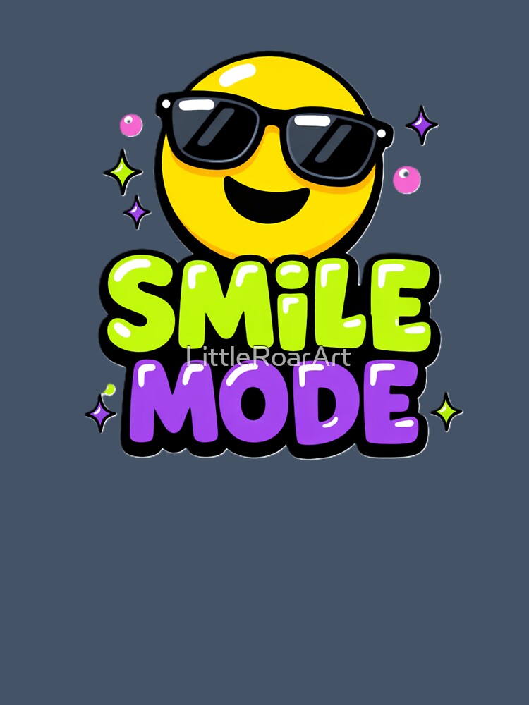 Smile Mode Y2K Smiley by LittleRoarArt