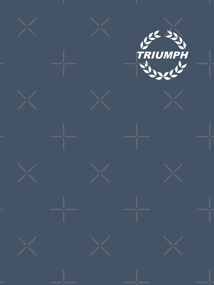 Triumph Laurel Wreath Logo - White SMALL by CellularSong