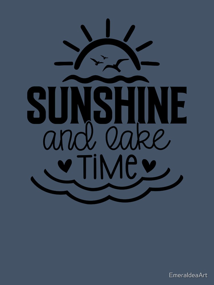 Sunshine and Lake Time – Summer Lake Life Design by EmeraldeaArt