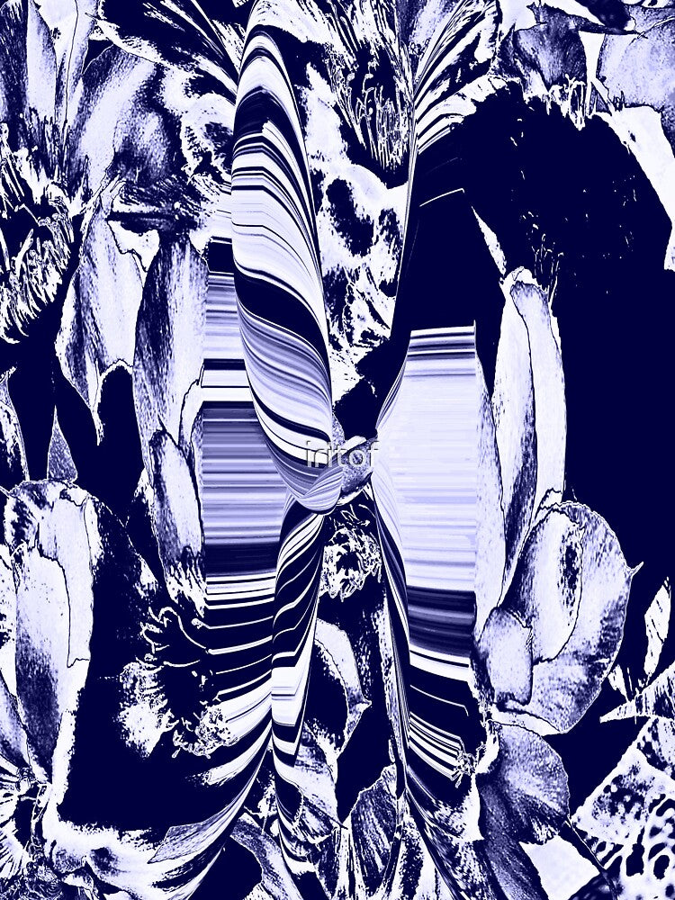 Navy Lavender & white shades by Iritof by iritof