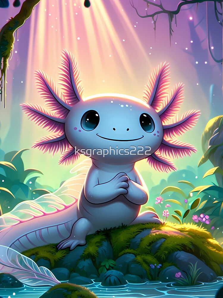 Axolotl Art #66 | Axolotl Lovers by ksgraphics222