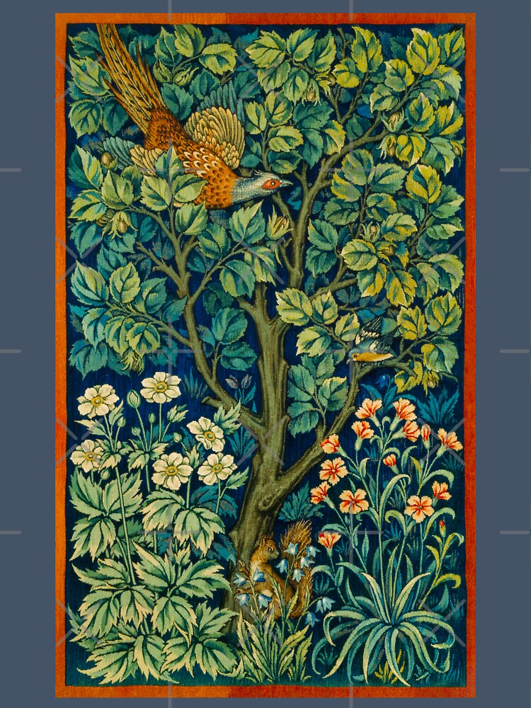 HD Cock Pheasant (1916) by William Morris by Go Logo Designs