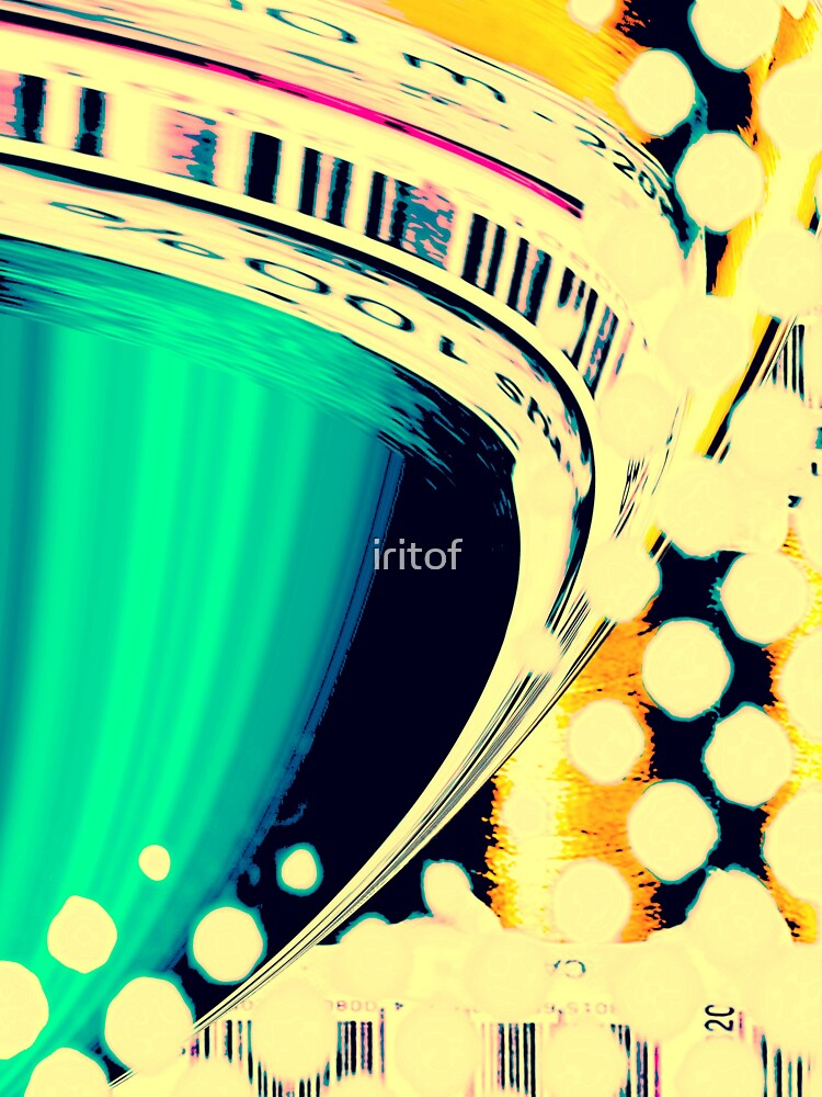 Yellow purple Tturquoise sewing threads by Iritof by iritof