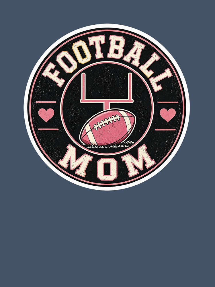 Football Mom Badge Design by EastEndTownie
