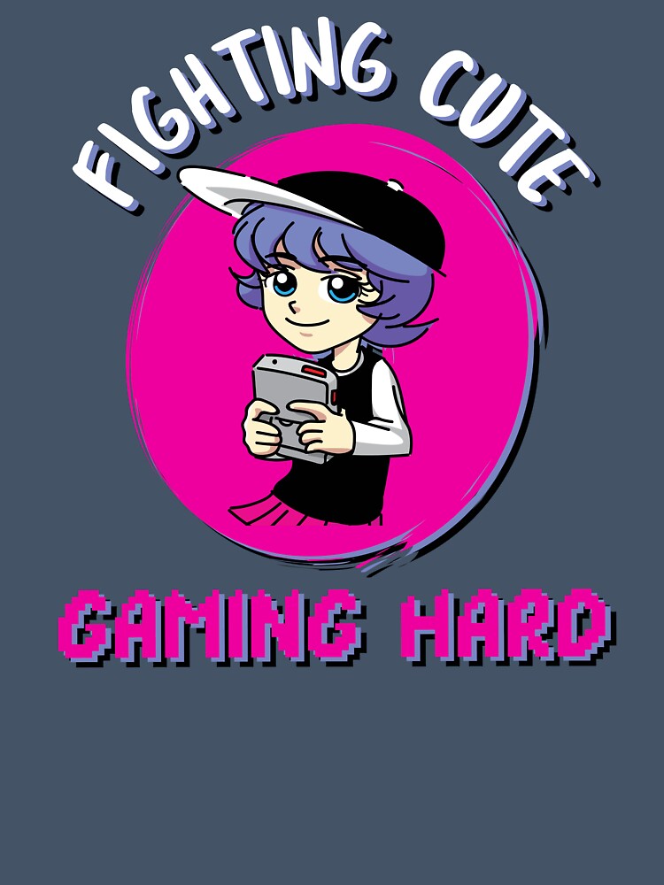 Fighting Cute, Gaming Hard: Anime Gamer by SuperstyleTees