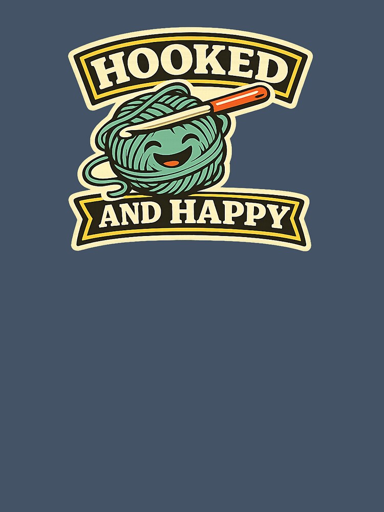 Hooked and Happy Crochet design by EastEndTownie