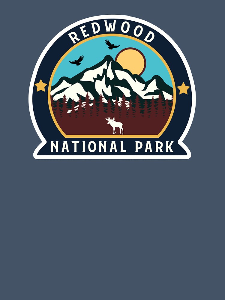 Redwood National Park-Vintage by Road-tees